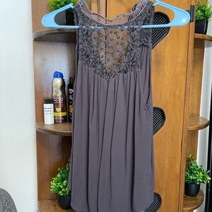 Lace Crochet Sleeveless Top